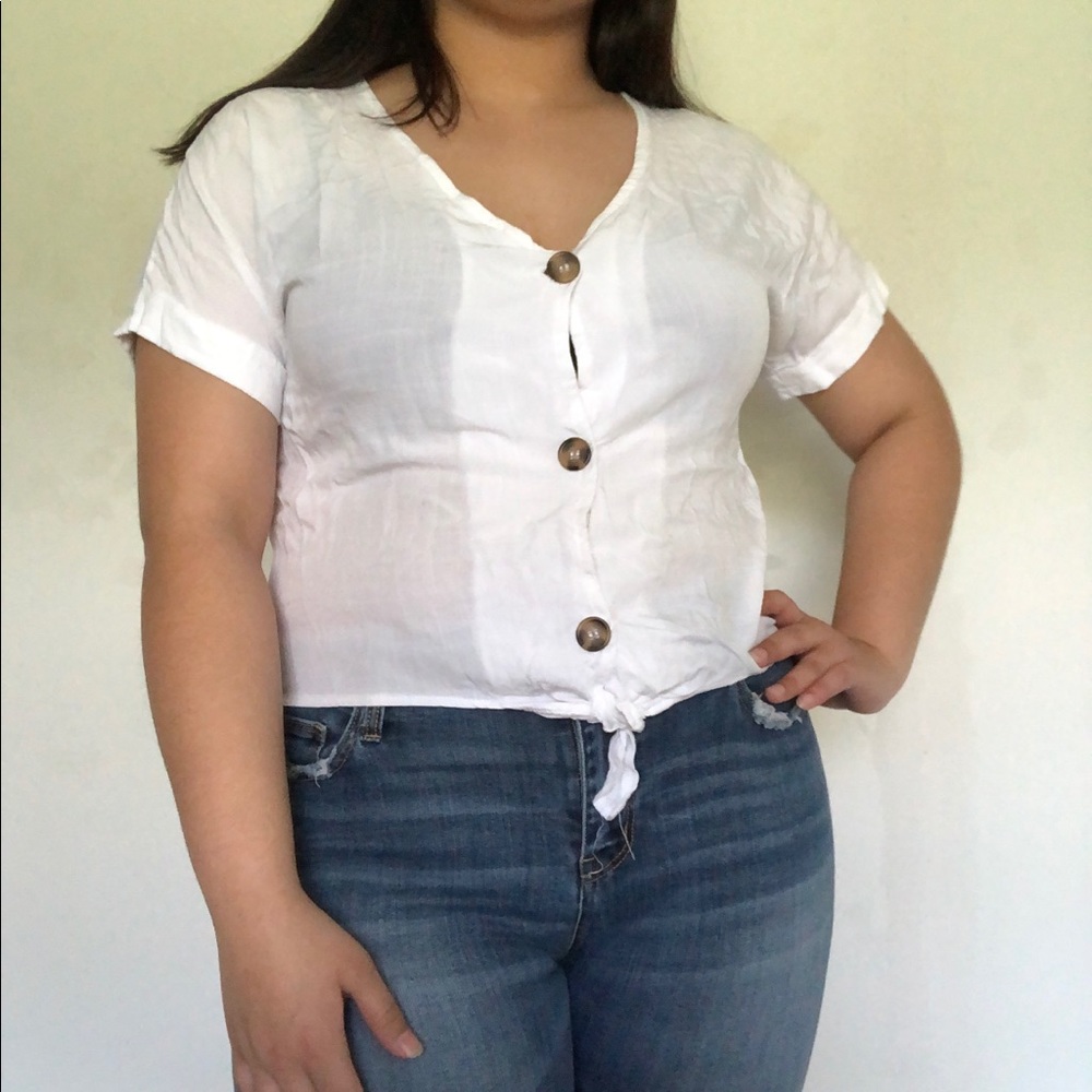 Full Circle White Blouse
